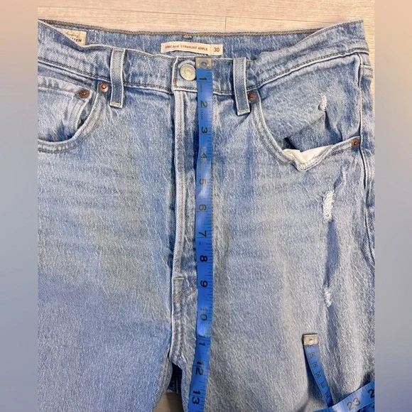 Levi's Custom Women's Premium Ribcage Straight Ankle - Picture 9 of 9